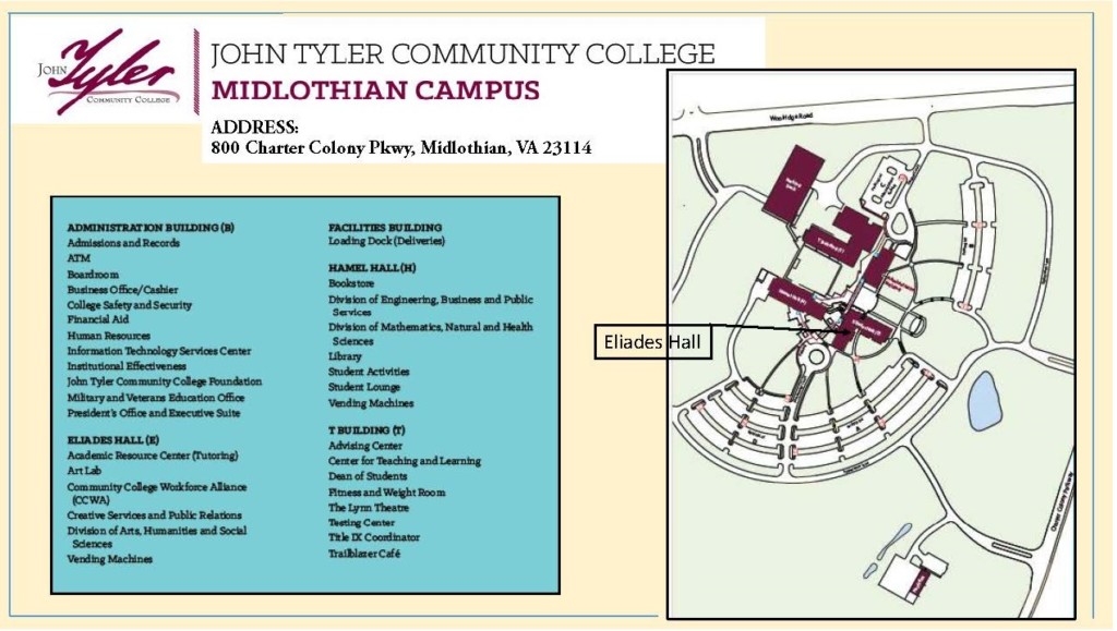 John Tyler Midlothian Campus Map Class I Basic Training Course – Midlothian, VA – June 11 12, 2019 